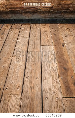 No Overhead Casting Slatted Wood