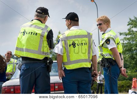 Police During Traffic Control