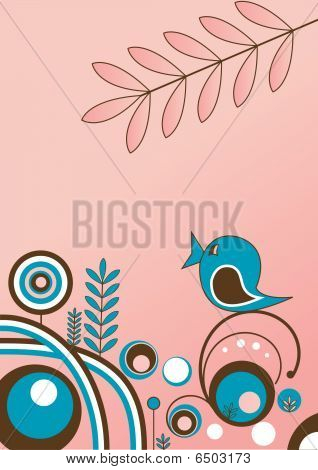 Abstraktní charakter designu. Vektorové ilustrace