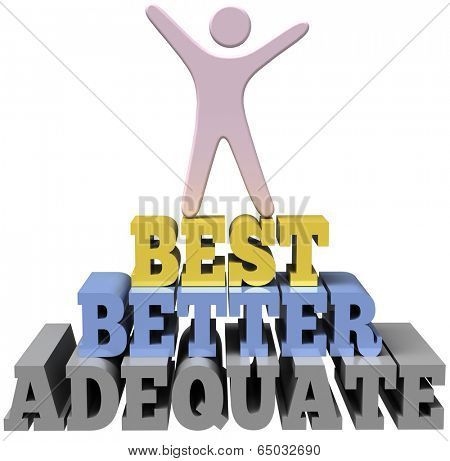 Do your personal best and celebrate successful self improvement