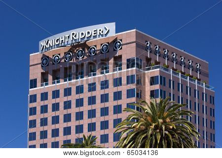 Landmark Knight Ridder Building In Downtown San Jose