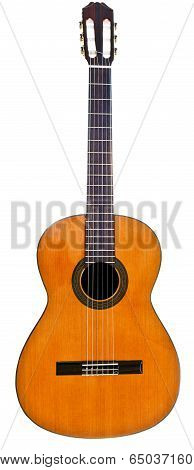 Full View Of Classical Acoustic Guitar