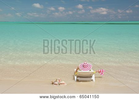 Beach scene, Great Exuma, Bahamas 