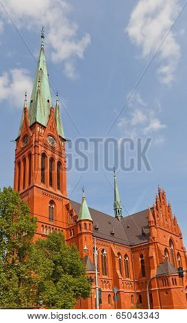 Saint Catherine Church (1897) In Torun, Poland