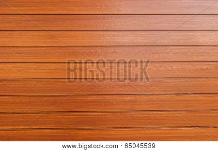 An Exterior Wall Surface Of Horizontal Wooden Planks Painted