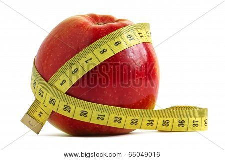 Apple And Measuring Tape