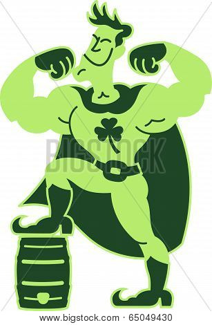 Saint Patrick's Day Superhero