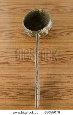 Thai Wood Bowl Container For Drinking Water