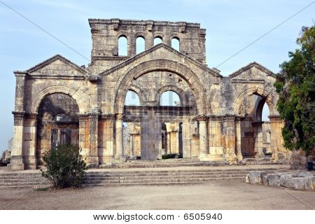 Syrien - kirken af St. Simeon - Qal'a Sim'an