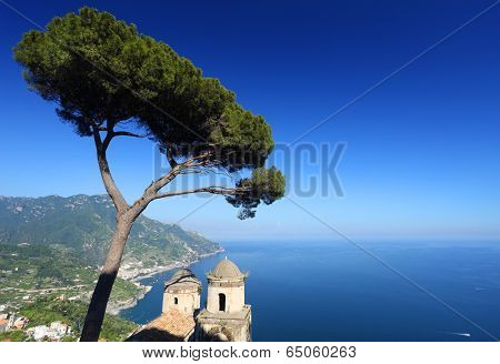 Architectural detail in Ravello, Amalfi Coast, Italy, Europe