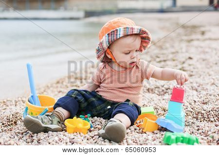 Cute Toddler Baby Playing