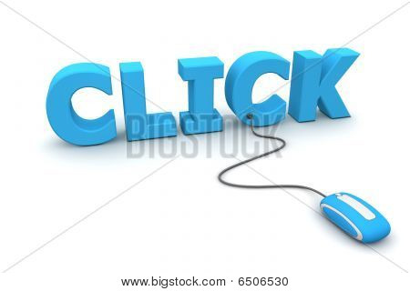 Browse And Click - Blue Mouse