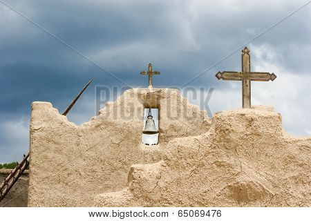 San Lorenzo De Picuris Church In New Mexico