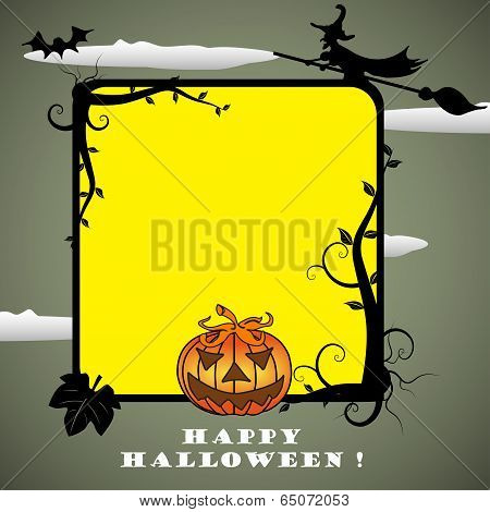 Halloween frame