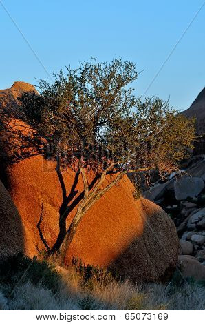 Rock Formation At Spitzkoppe