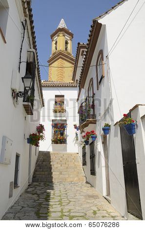 White Street With Pots