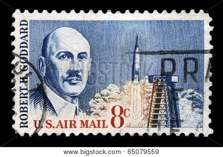 Robert H Goddard Us Postage Stamp
