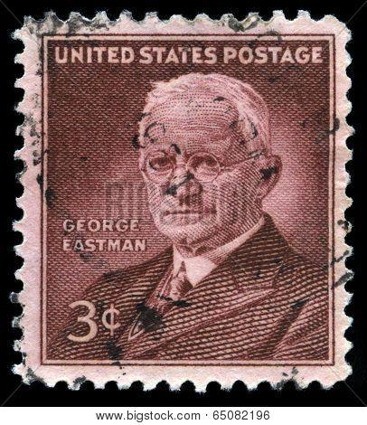 George Eastman Us Postage Stamp