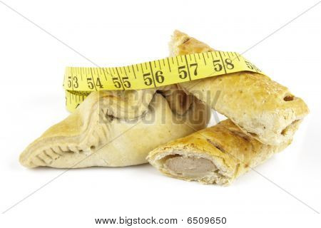 Pølse Roll med Pasty og målebånd