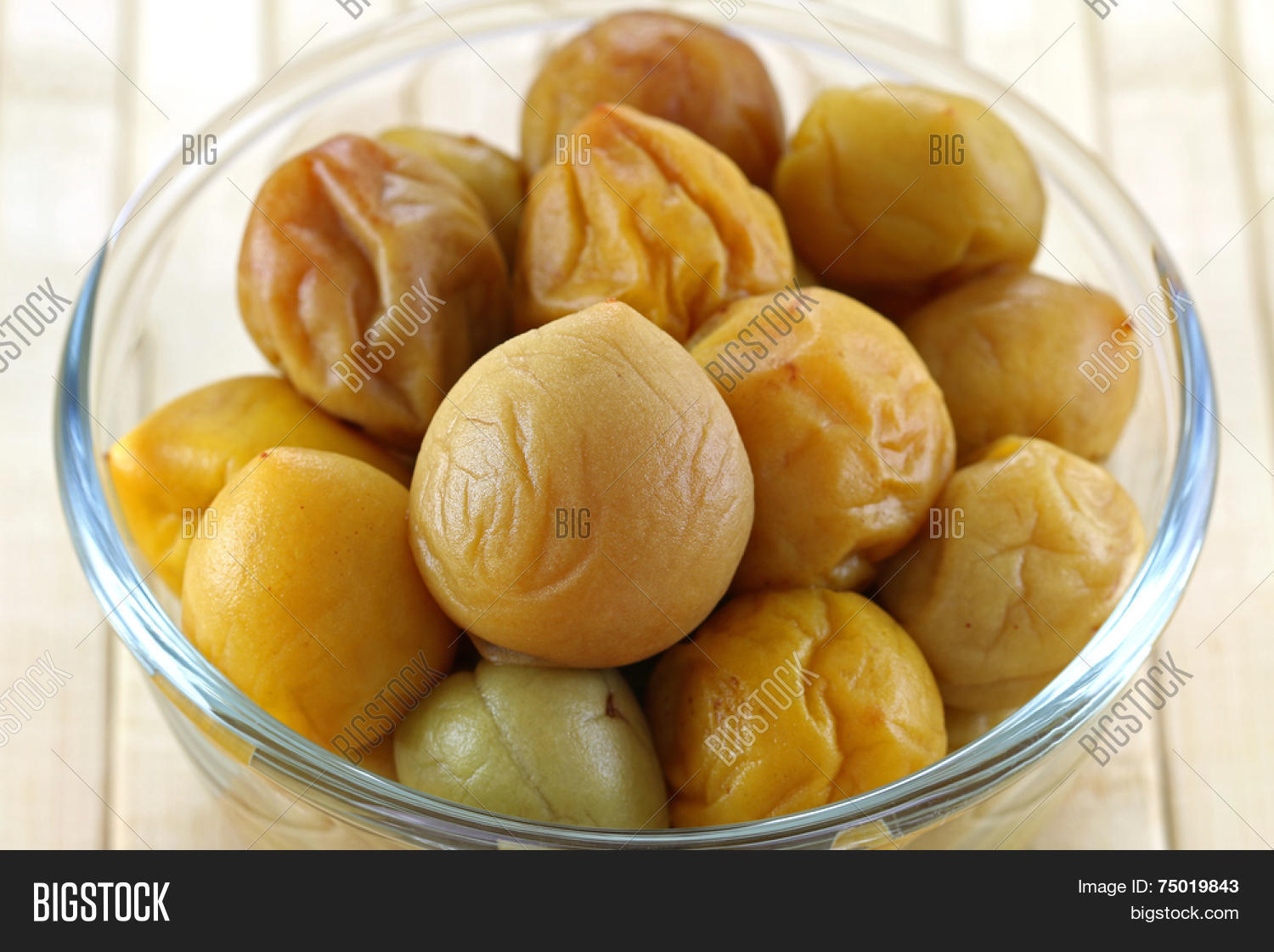 Bowl Pickled Peach ( Image & Photo (Free Trial) Bigstock