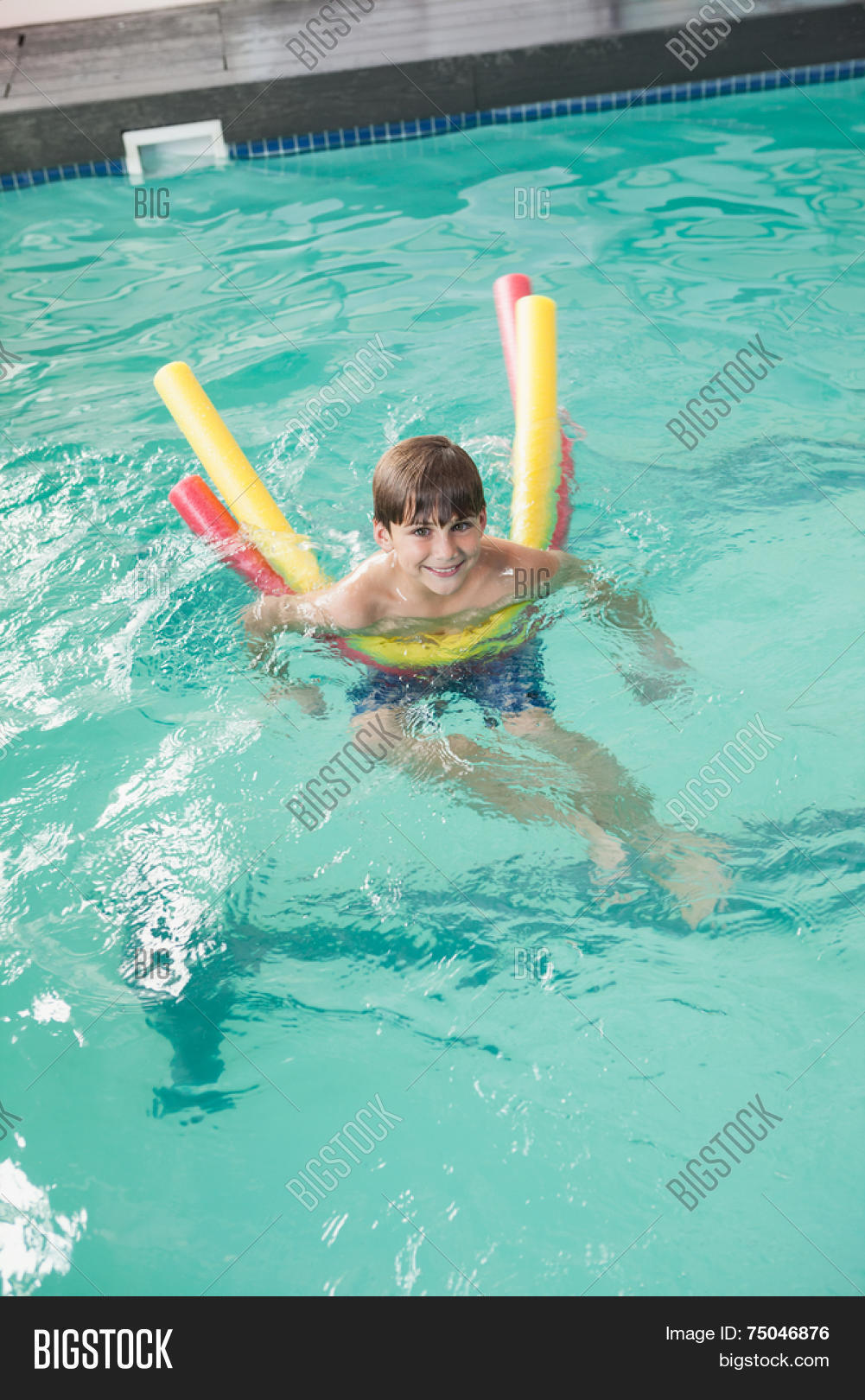 Little Boy Swimming Image & Photo (Free Trial) Bigstock