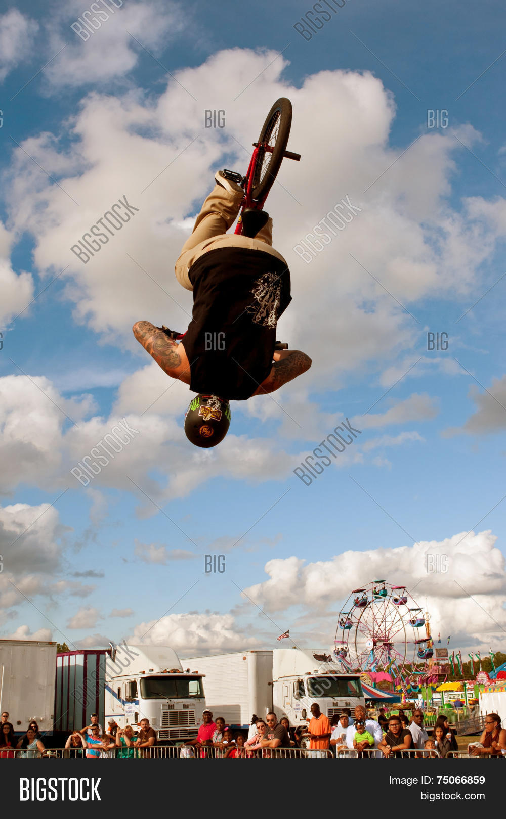 Man Flips Upside Down Image & Photo (Free Trial) Bigstock