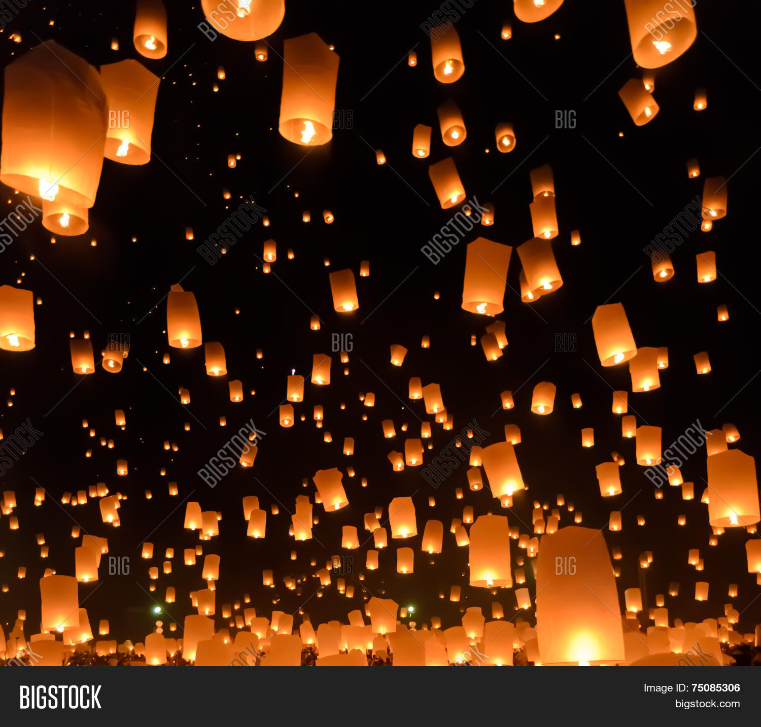 Sky Lanterns Festival Image & Photo (Free Trial) Bigstock