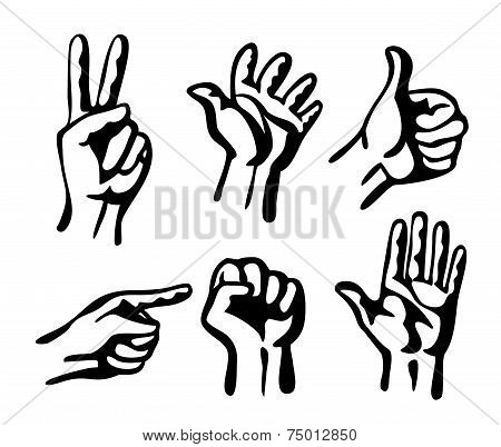Vector hands