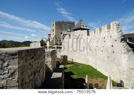 Celje medieval castle in Slovenia