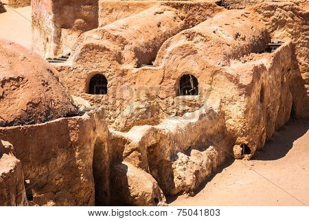 Nefta,Tunisia,August 15,2013:Set For The Star Wars Movie Still Stands In The Tunisian Desert