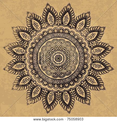 Mandala. Round Ornament Pattern