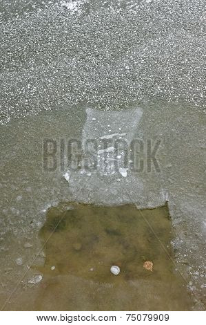 Ice On Lake