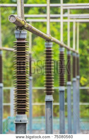 Power station for making electric energy