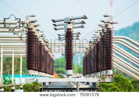 Power station for making electric energy