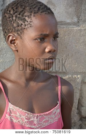 child living in town of Bangani