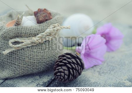 Memories From The Sea For Postcard Or Poster