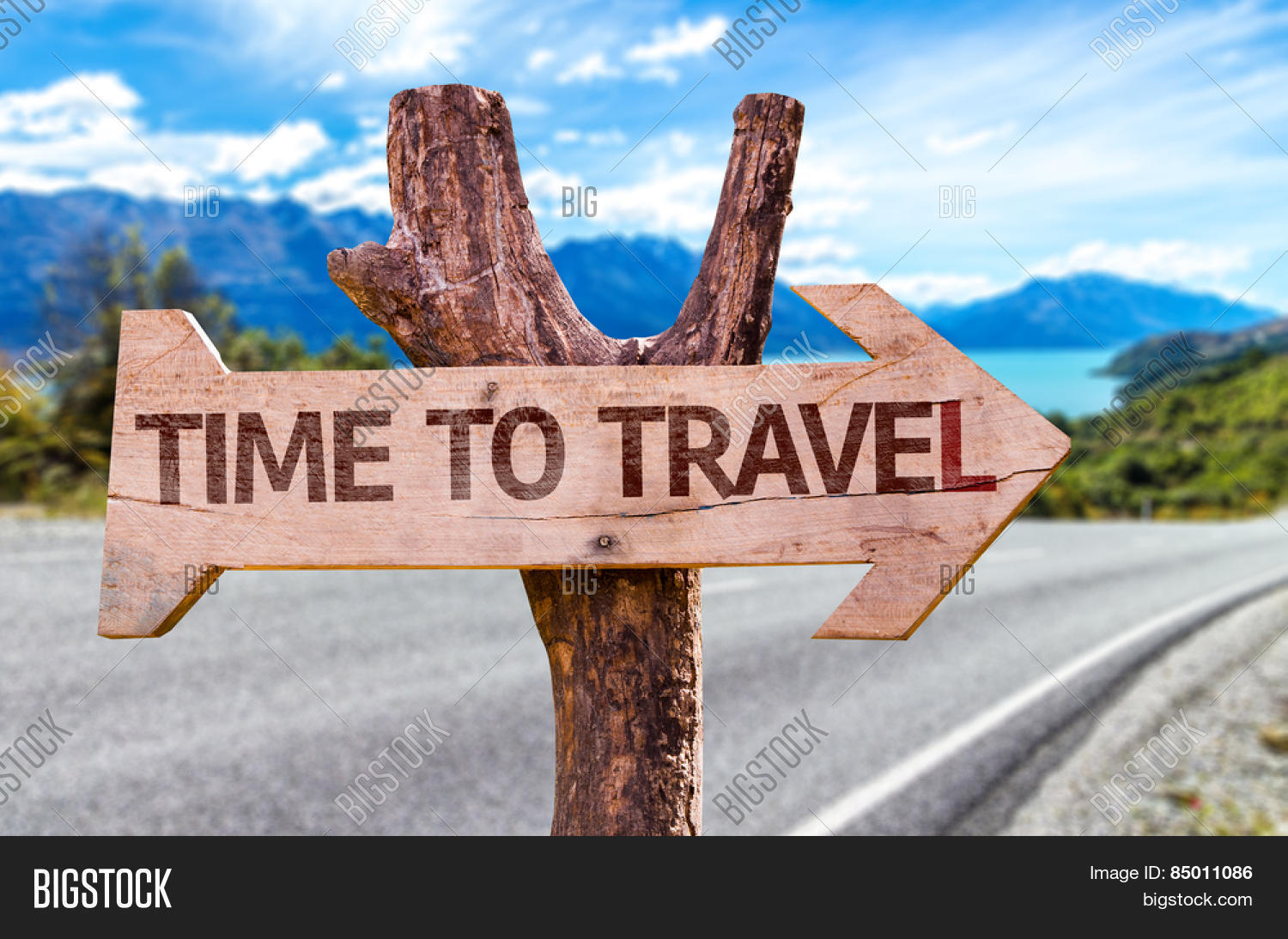 Time To Go Sign Time Travel Wooden Image & Photo (Free Trial) | Bigstock