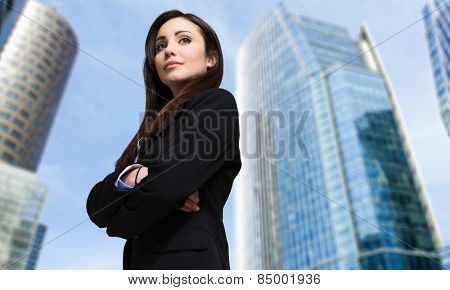 Portrait of a confident young businesswoman