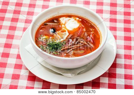 solyanka with meat