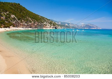 Cala Luna cove at Gulf of Orosei in Sardinia