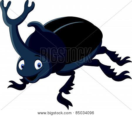 Cartoon stag beetle