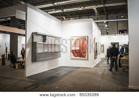 MADRID, SPAIN - 25 FEBRUARY 2015. ARCO, the International Contemporary Art Fair in Madrid, Spain
