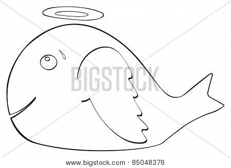 Happy Holiday - April Fish Angel