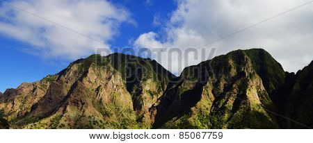 Mountains in La Gomera, Spain, Europe