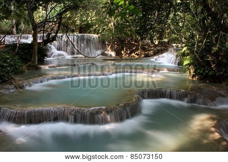 Waterfalls in Laos Park