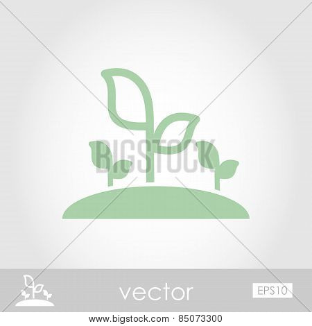 Plant Sprout Vector Icon