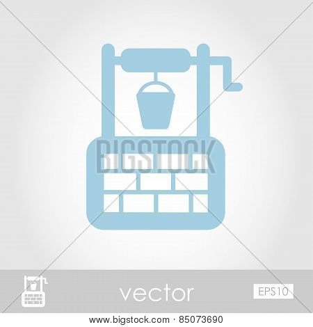 Water Well Vector Icon