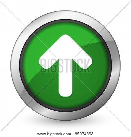 up arrow green icon arrow sign 