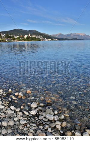 Nahuel Huapi lake and San Carlos de Bariloche in background