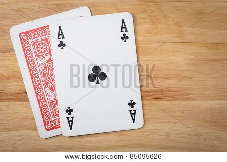 Cards Game Ace And Covered